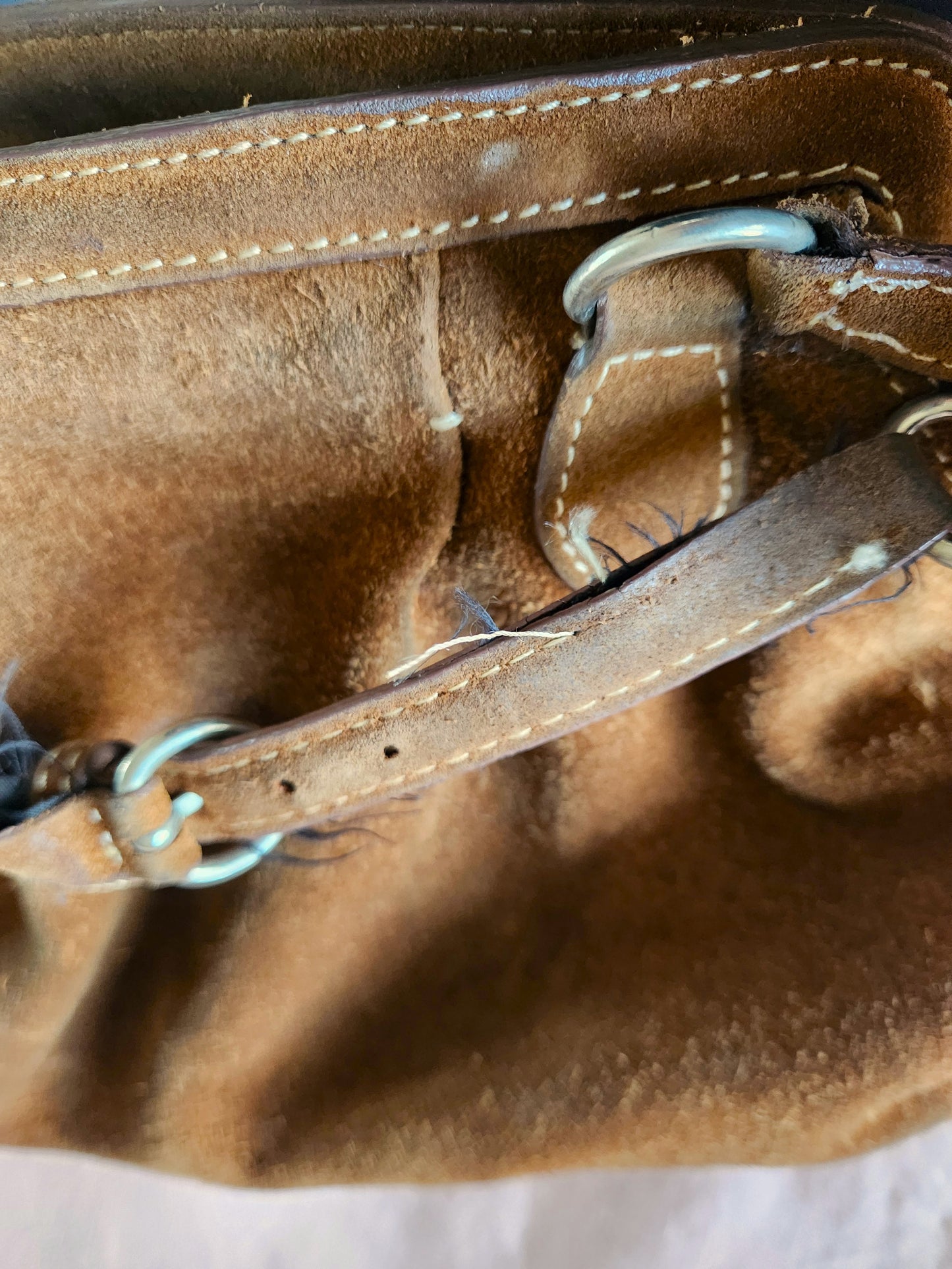 Country Road Suede Leather pre-loved bag