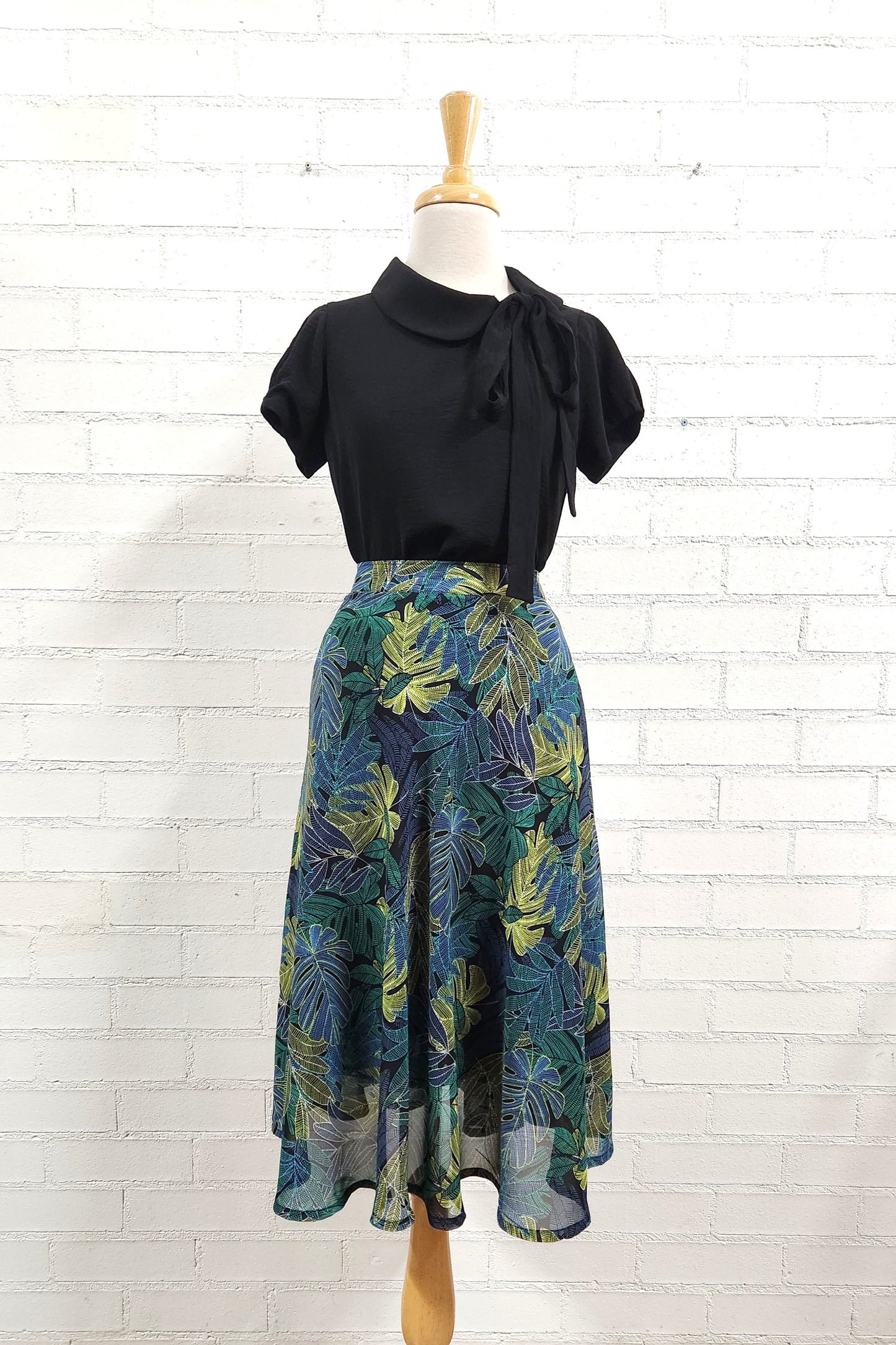 Jill Skirt // Palm Print
