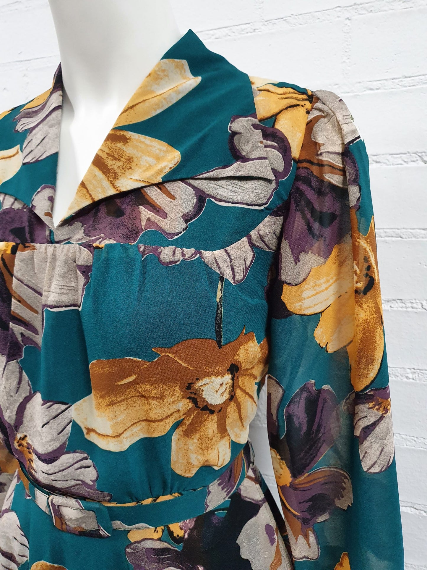 Farrah Frock // Teal Floral