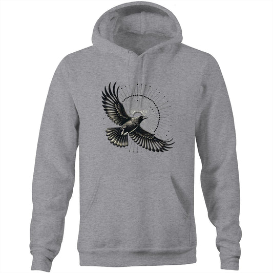 Raven's Glow // Pocket Hoodie Sweatshirt