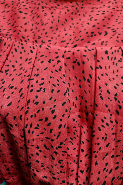 Bessie Dress // Burgundy Speckle