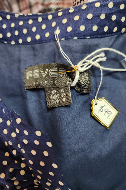 Blue Dot Dress // Pre Loved