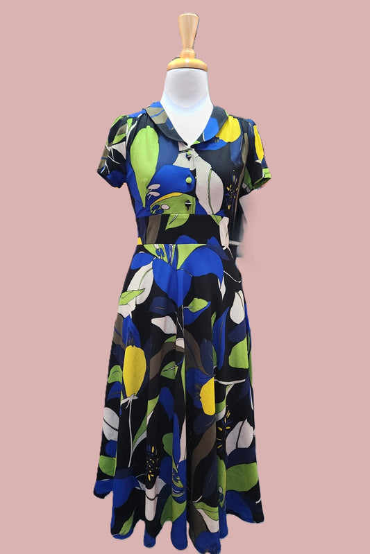 Bold leaf Dress // Sample