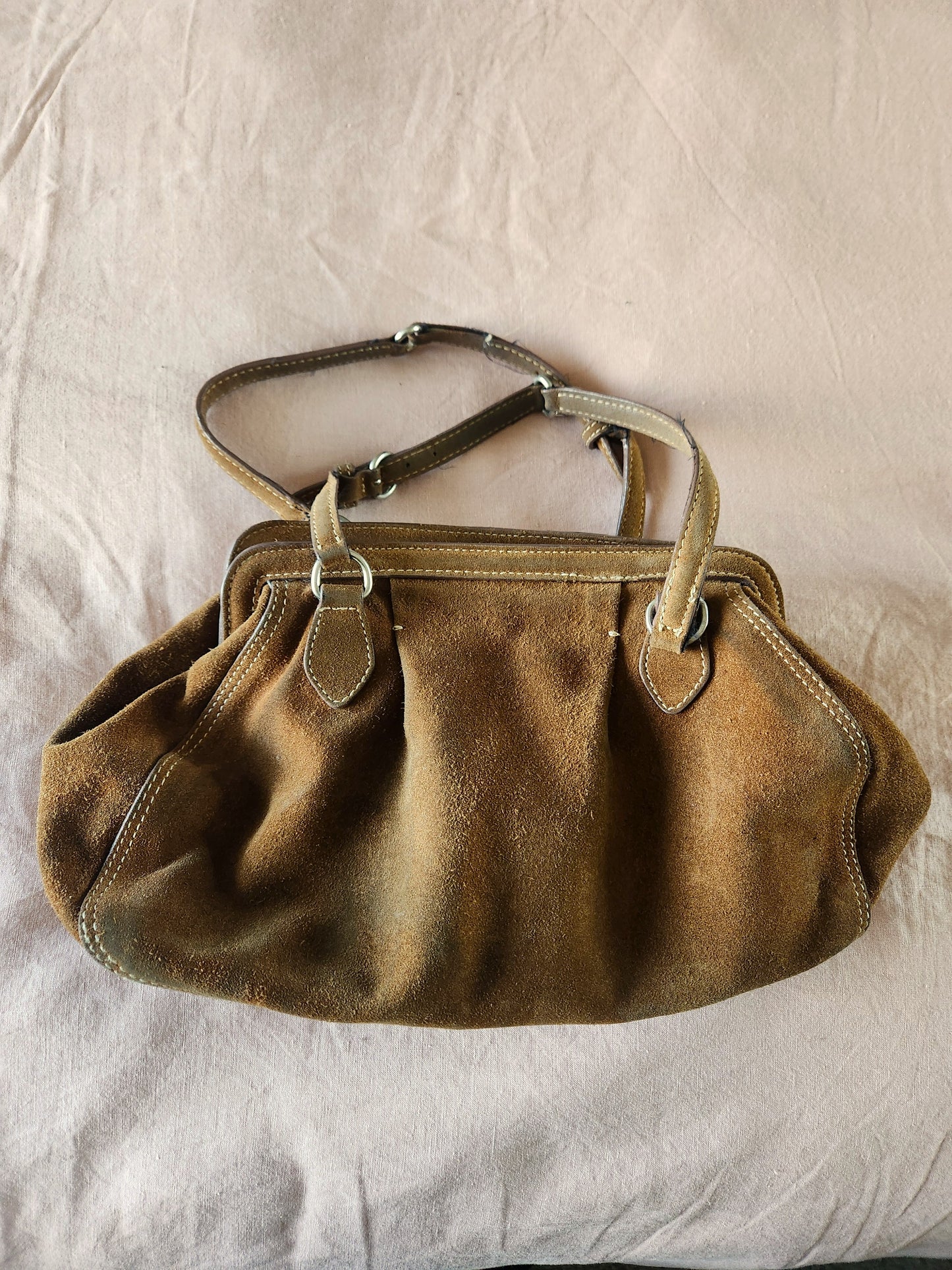 Country Road Suede Leather pre-loved  bag