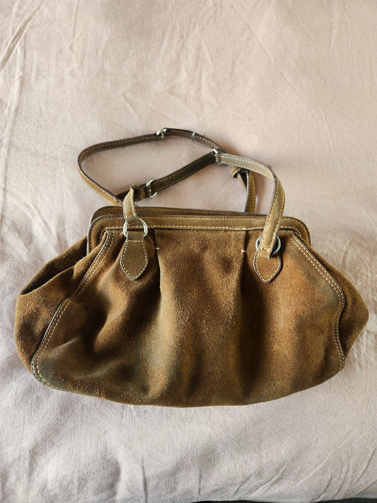 Country Road Suede Leather pre-loved  bag
