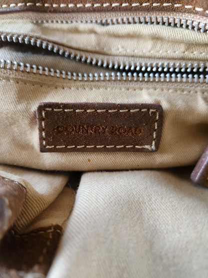 Country Road Suede Leather pre-loved  bag