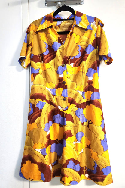 Bright Cloud Dress // Retro