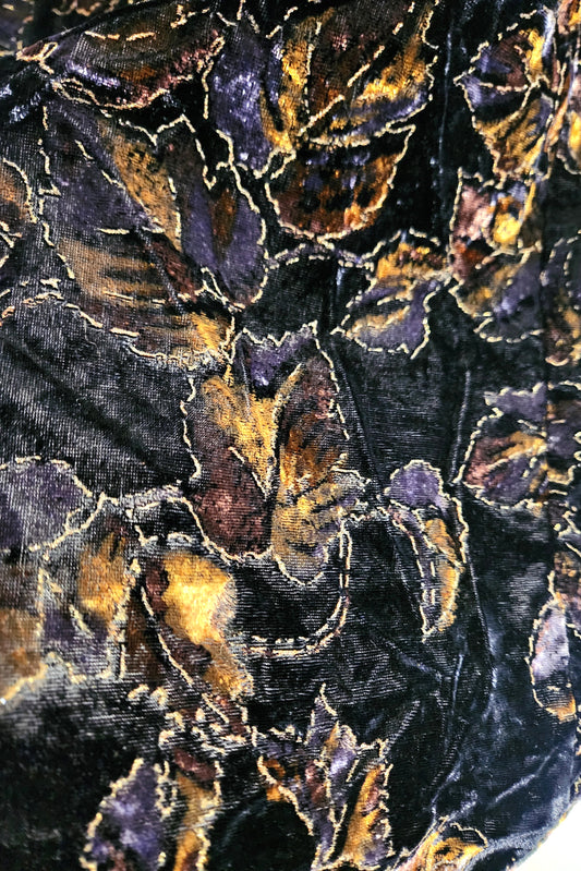 80's velvet disco Dress // Retro