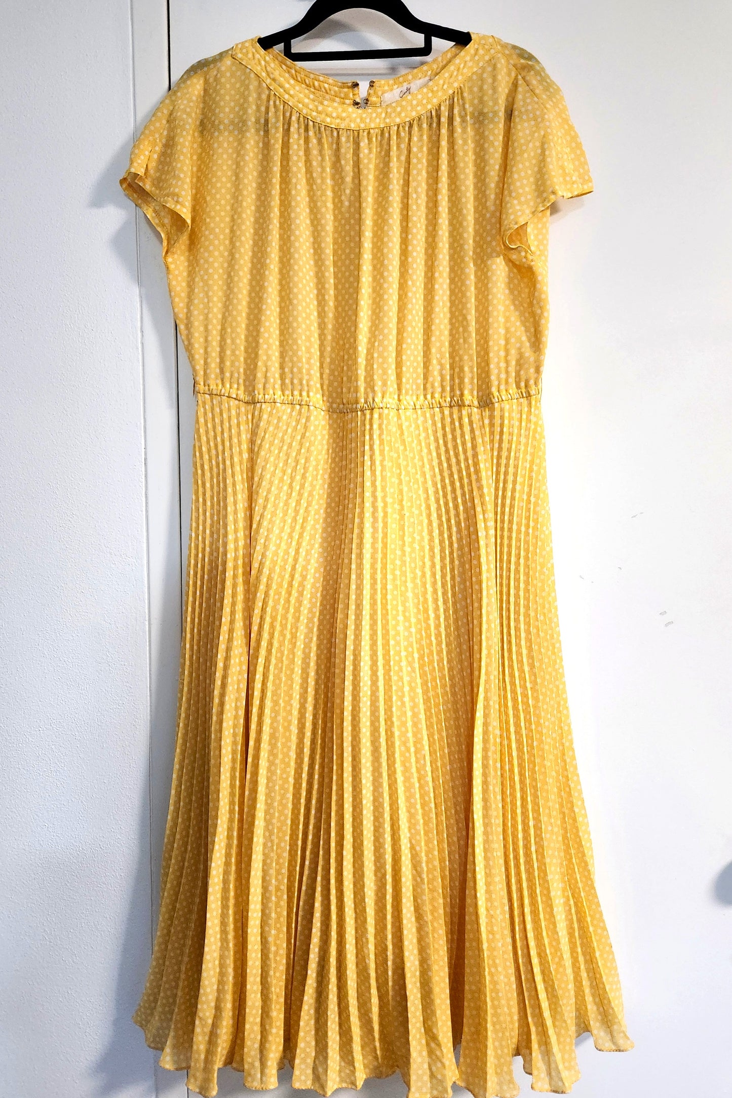Lemon Dot Dress // Retro