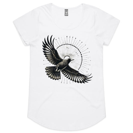Raven's Glow // Womens Scoop Neck T-Shirt