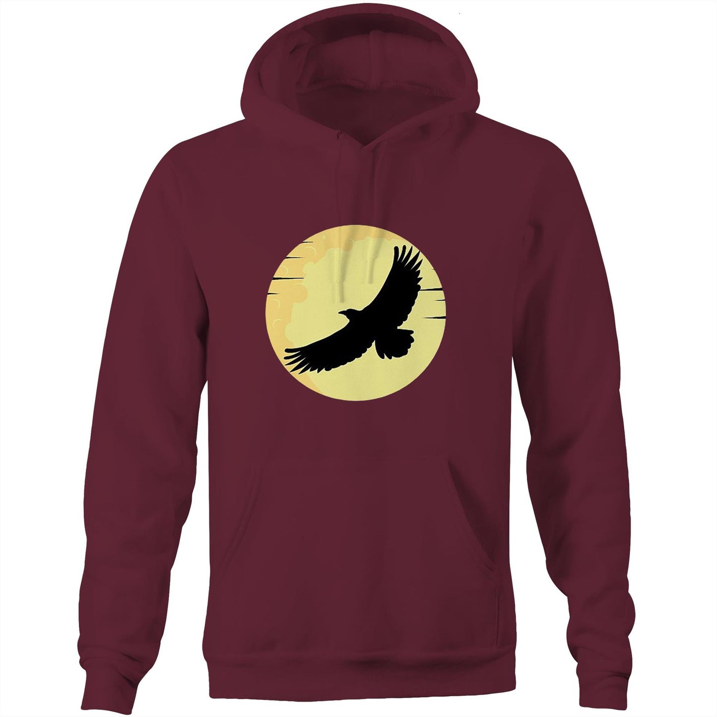 Raven Stole the Moon // Pocket Hoodie Sweatshirt