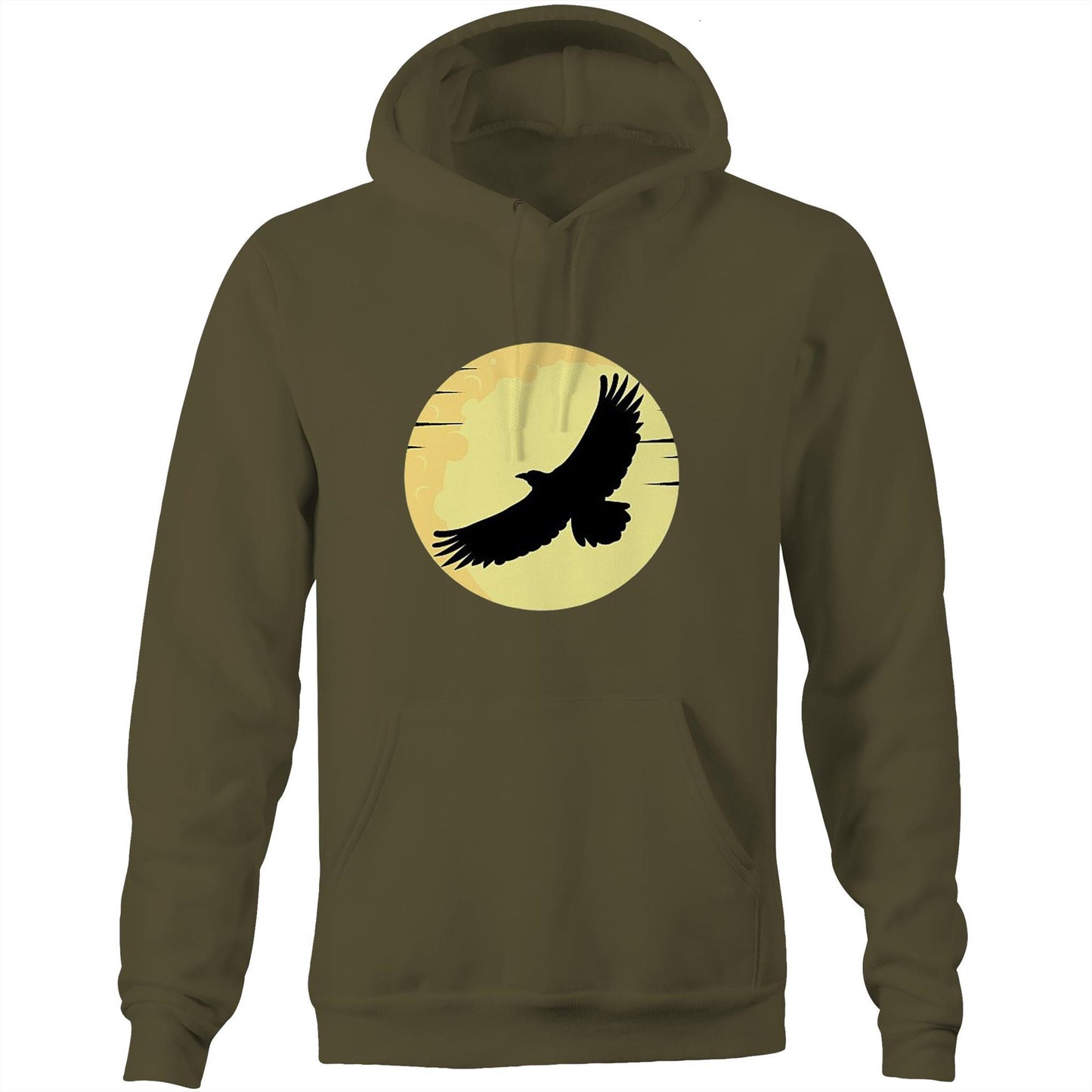 Raven Stole the Moon // Pocket Hoodie Sweatshirt