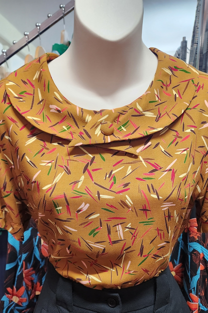 Clara Blouse // Mustard