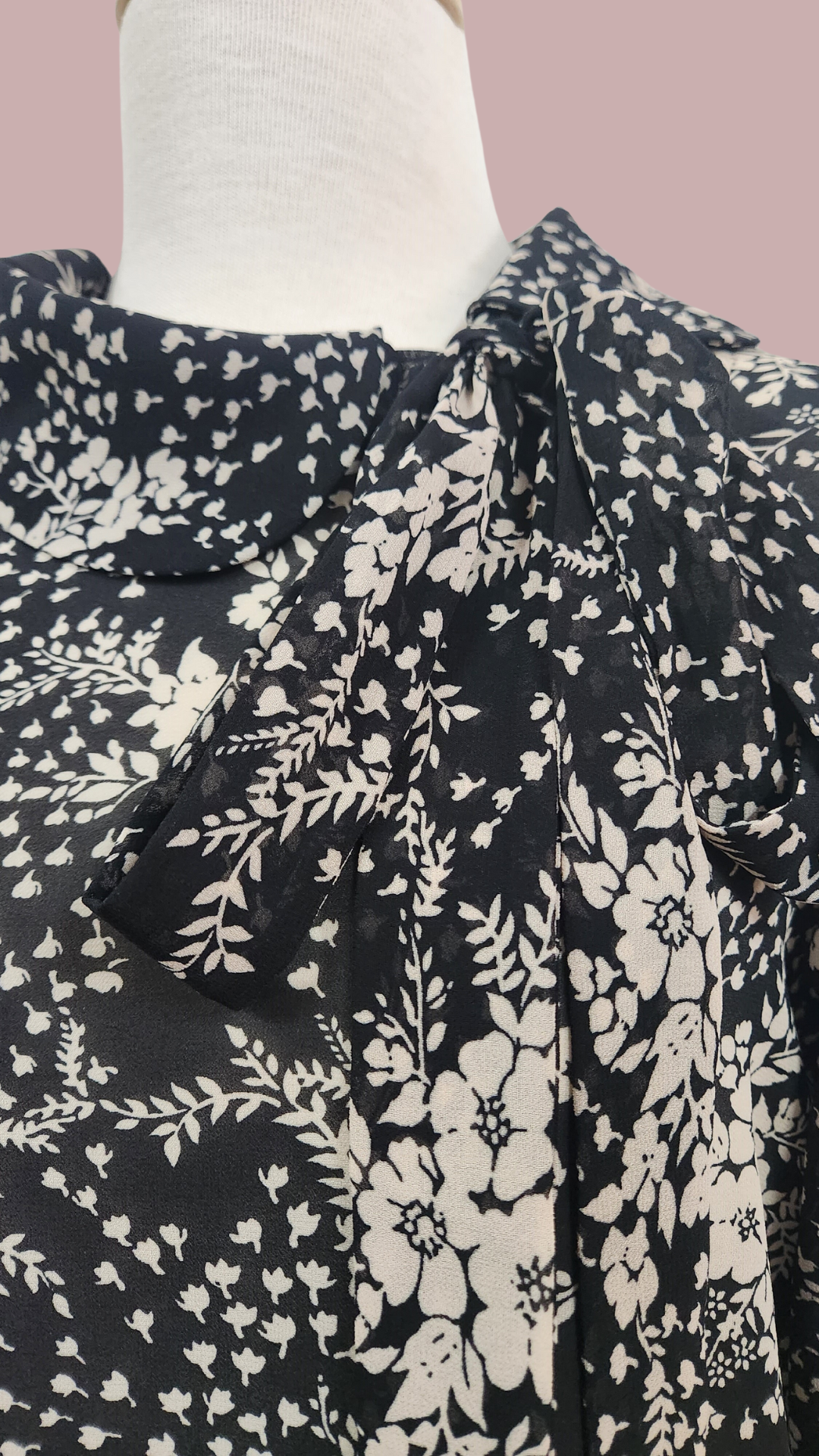 Gladys Blouse // 3/4 sleeve // Midnight Floral