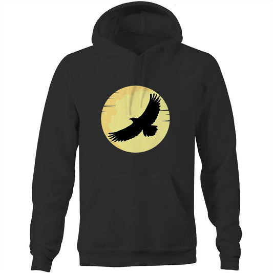 Raven Stole the Moon // Pocket Hoodie Sweatshirt