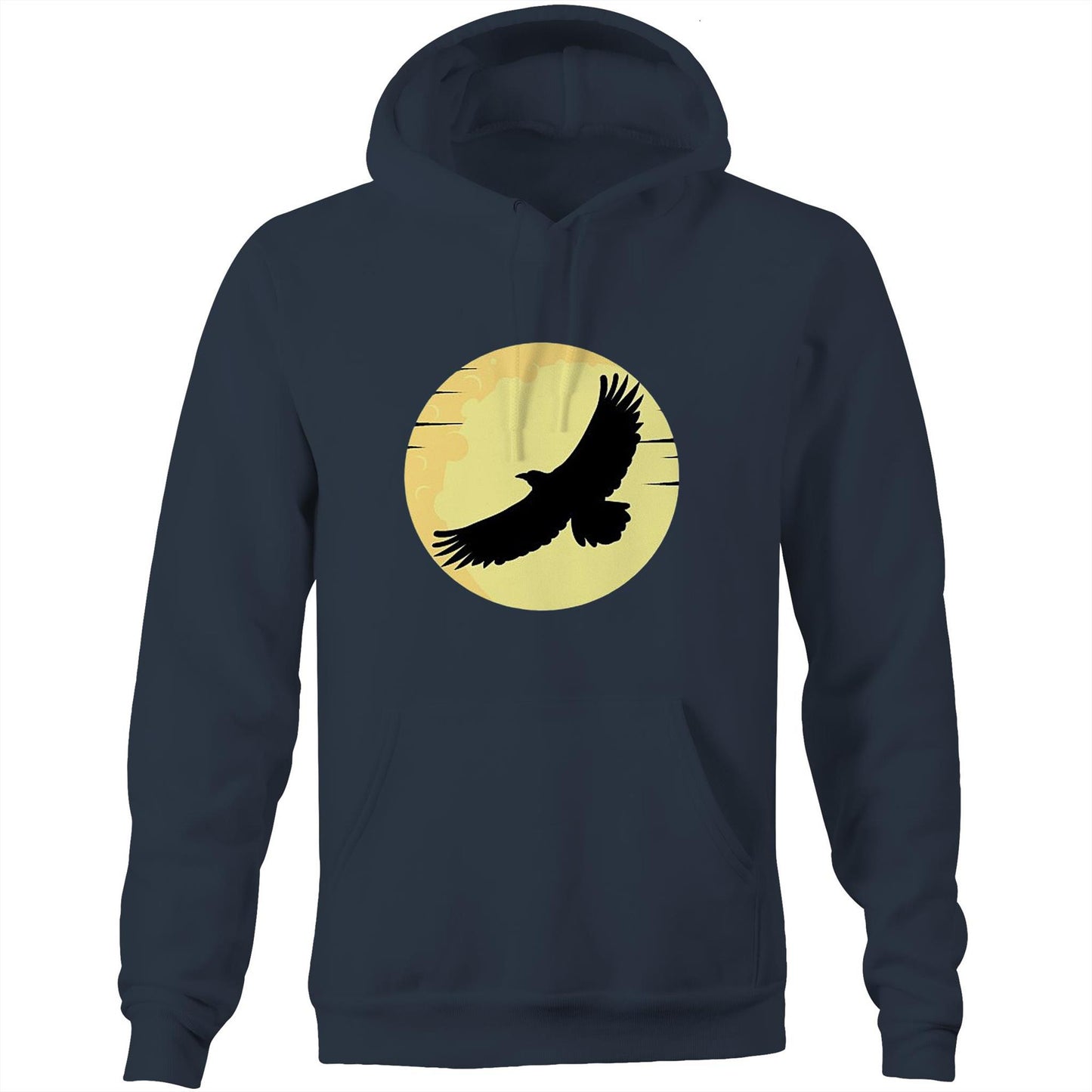 Raven Stole the Moon // Pocket Hoodie Sweatshirt