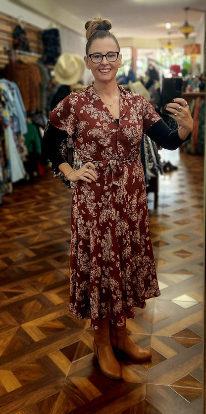 Tammy Dress // Ginger Paisley