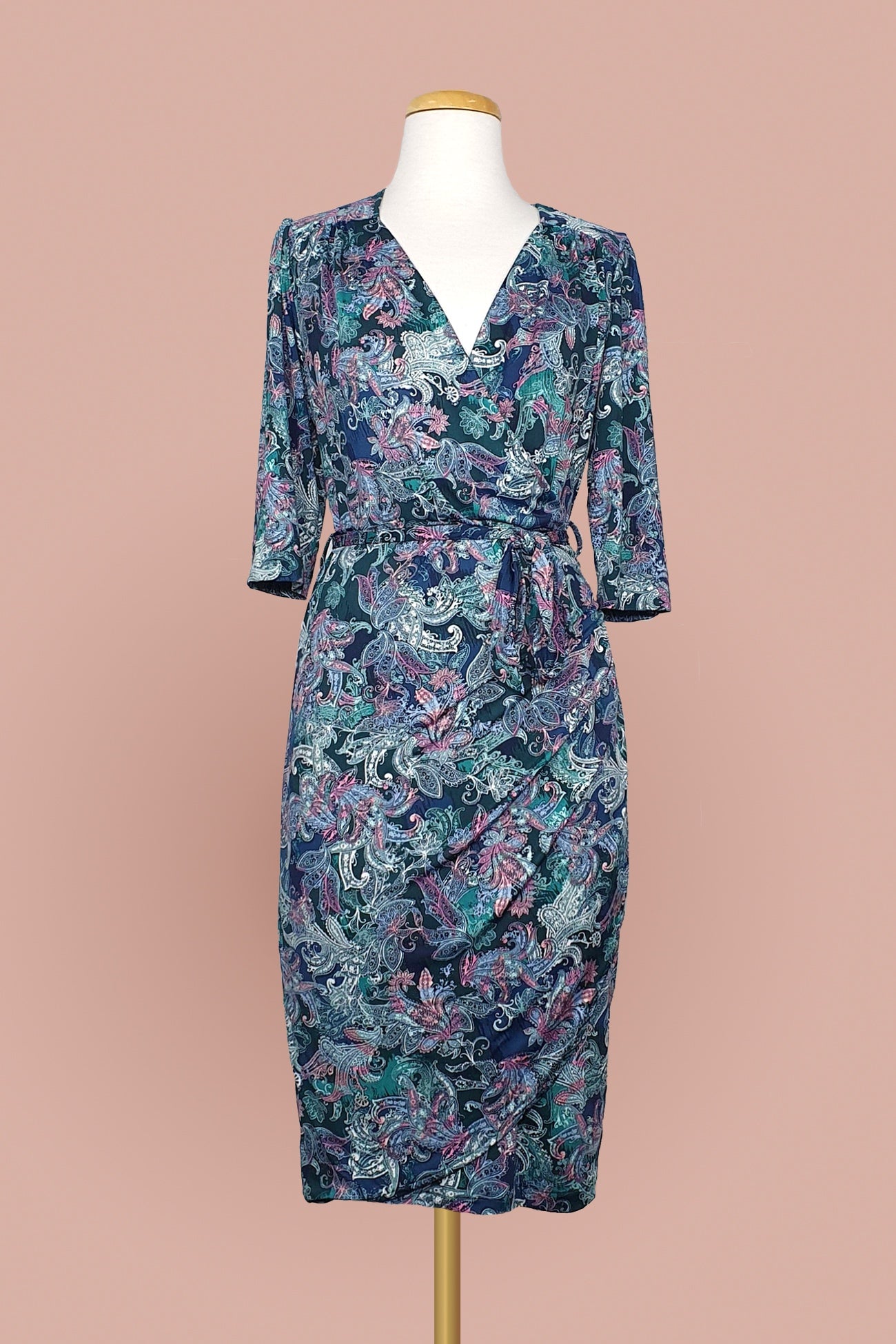 Layla Dress // Peacock Paisley
