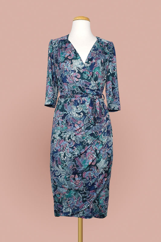 Layla Dress // Peacock Paisley
