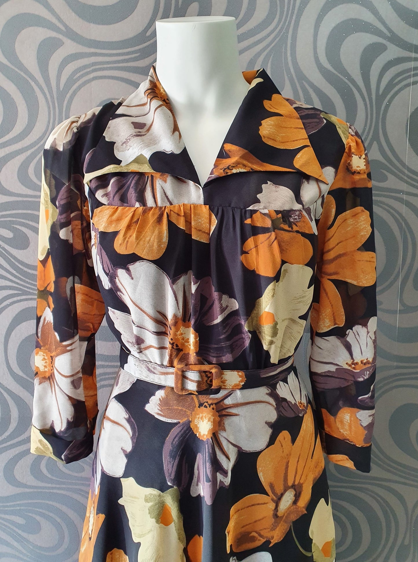 Farrah Frock // Mustard Floral